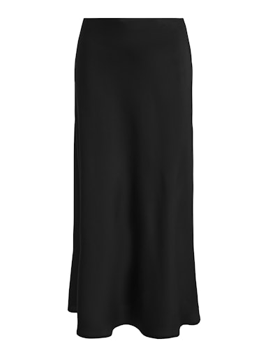 Only Chigo Black Satin Skirt