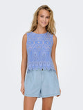 Only Tulum Blue Sleeveless Top