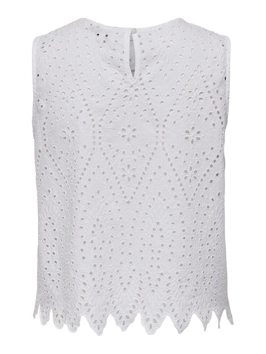Only Tulum White Sleeveless Top