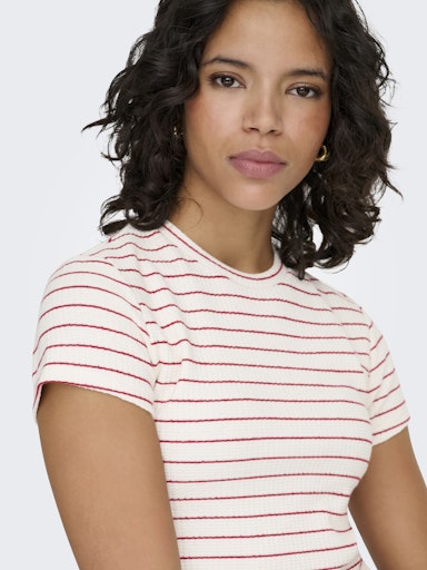 T-Shirt Anits Rayé Rouge Barbados Only