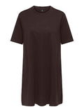 Robe Mara Pocket Brun Chocolat Only
