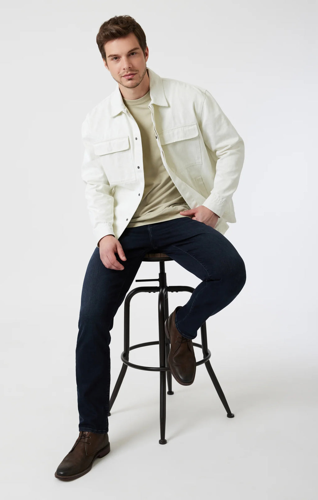 Steve Blue Black Brushed Supermove Jeans Mavi Jeans