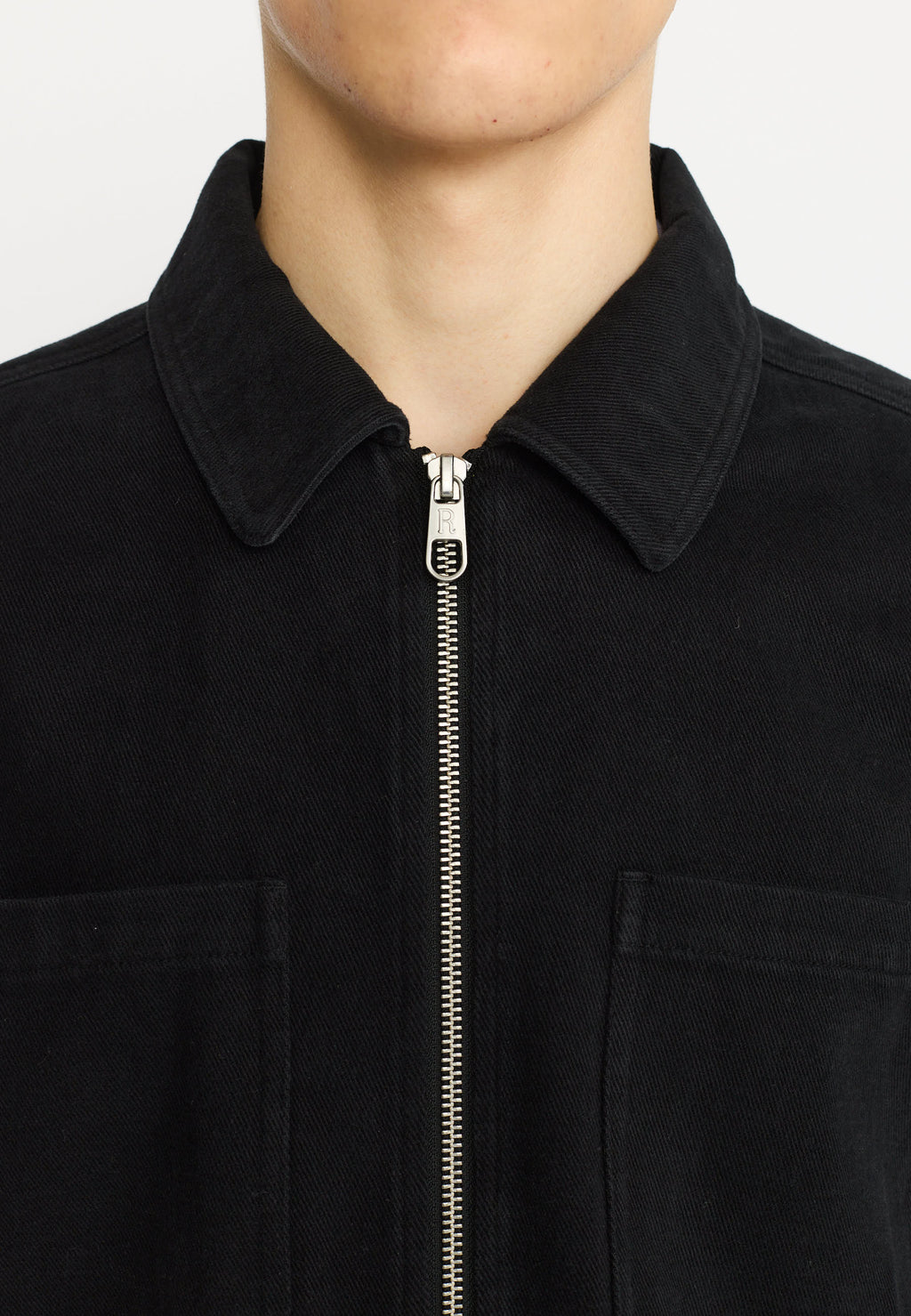 Over-Shirt 3922 Overshirt Zipper Black RVLT
