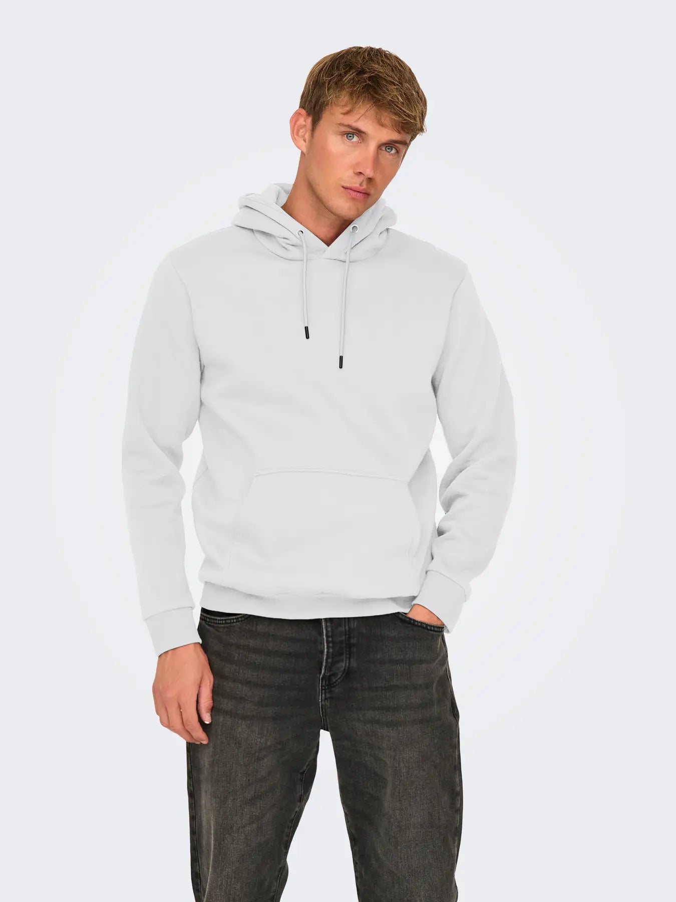 Chandail Ceres Hoodie Super Gris Chiné Only & Sons