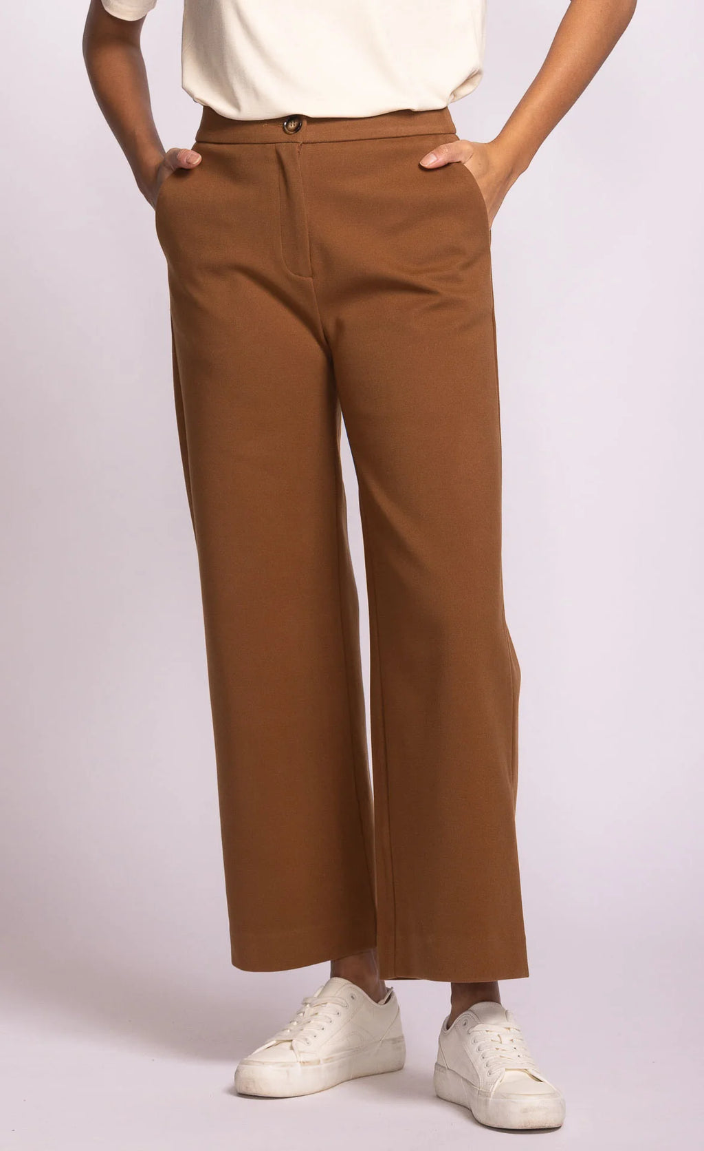 Nadia Full Caramel Pink Martini Trousers