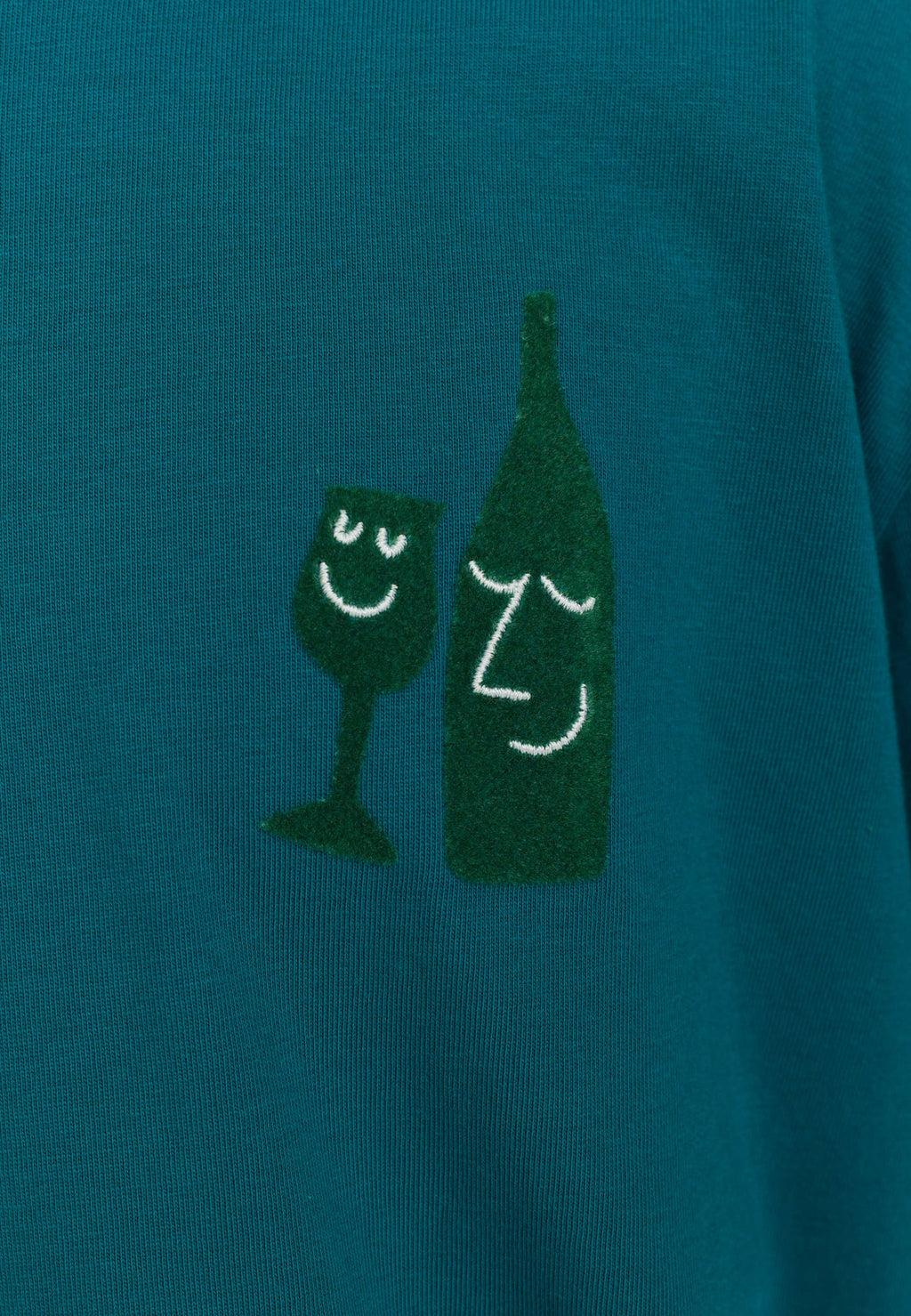 T-Shirt 1434 Wine Petrol Green RVLT