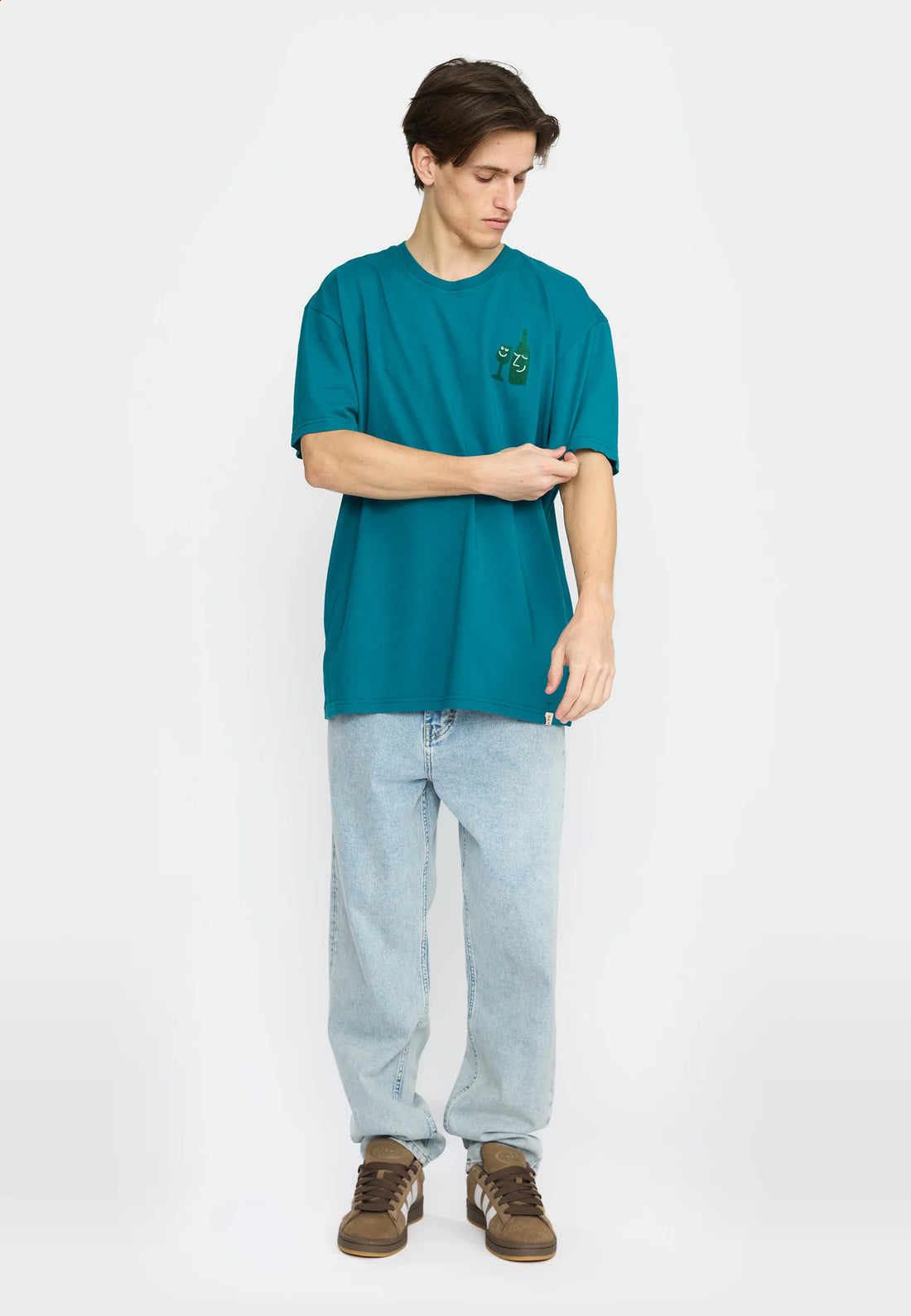 T-Shirt 1434 Wine Vert Pétrol RVLT