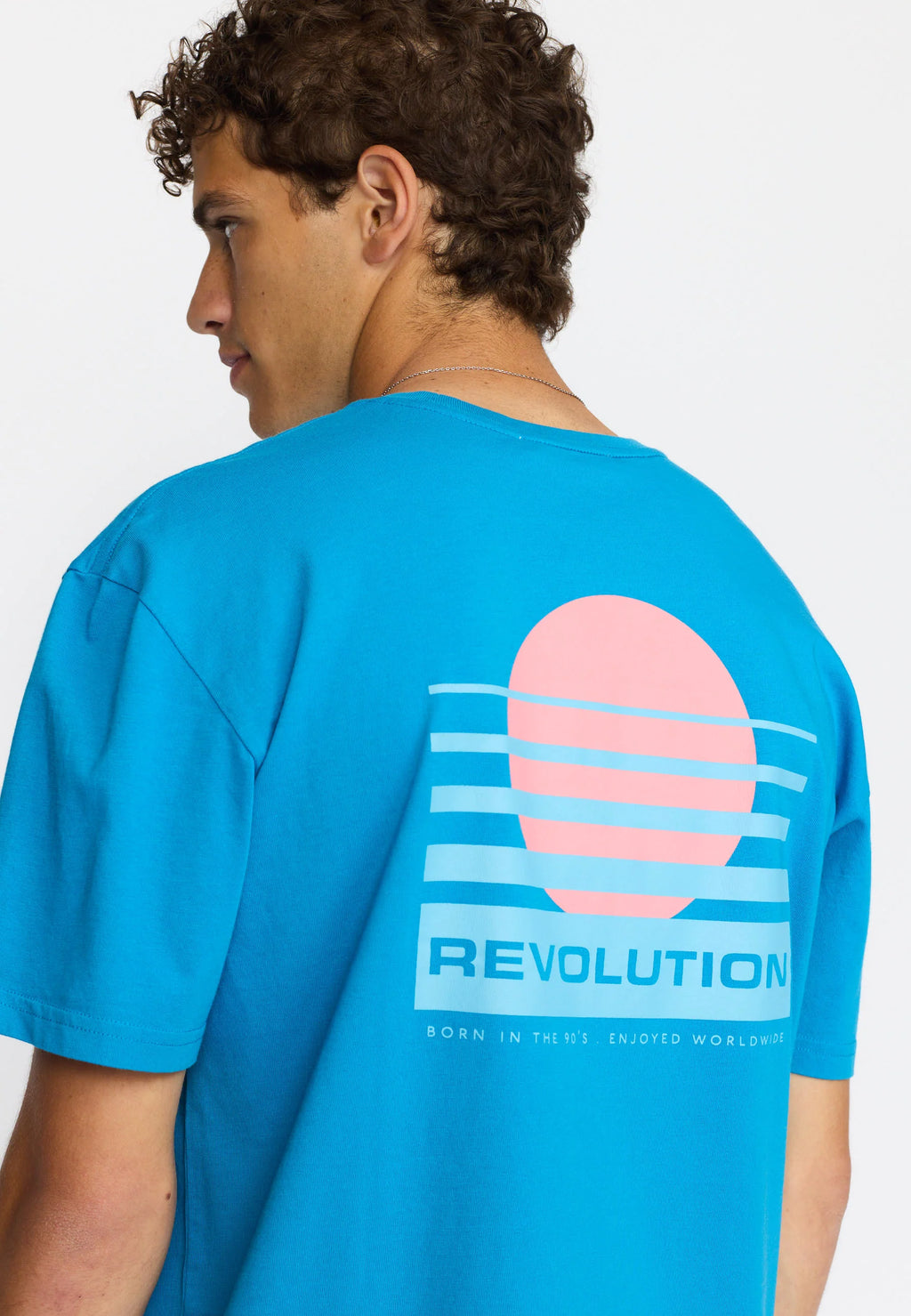 RVLT Blue Rising Sun T-Shirt