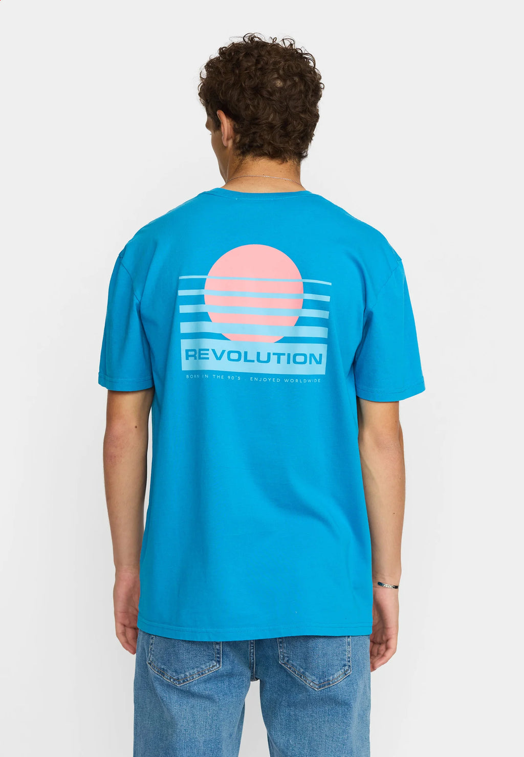RVLT Blue Rising Sun T-Shirt