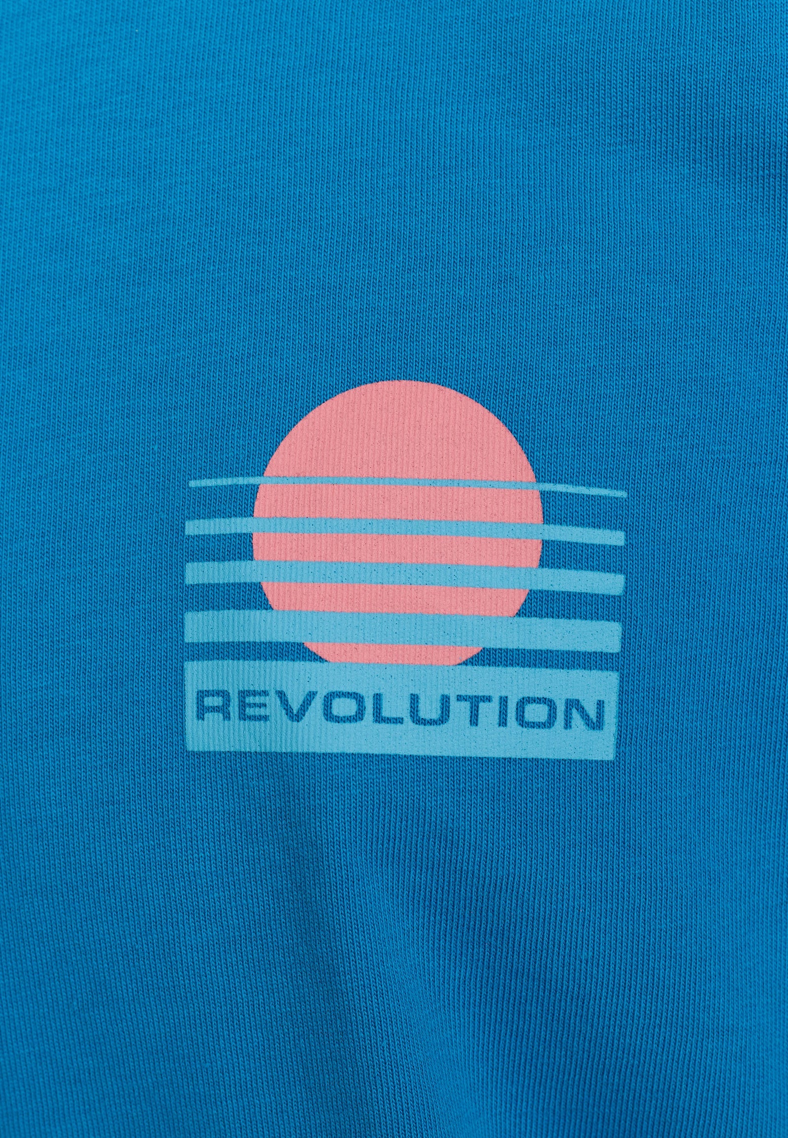 T-Shirt Soleil Levant Bleu RVLT