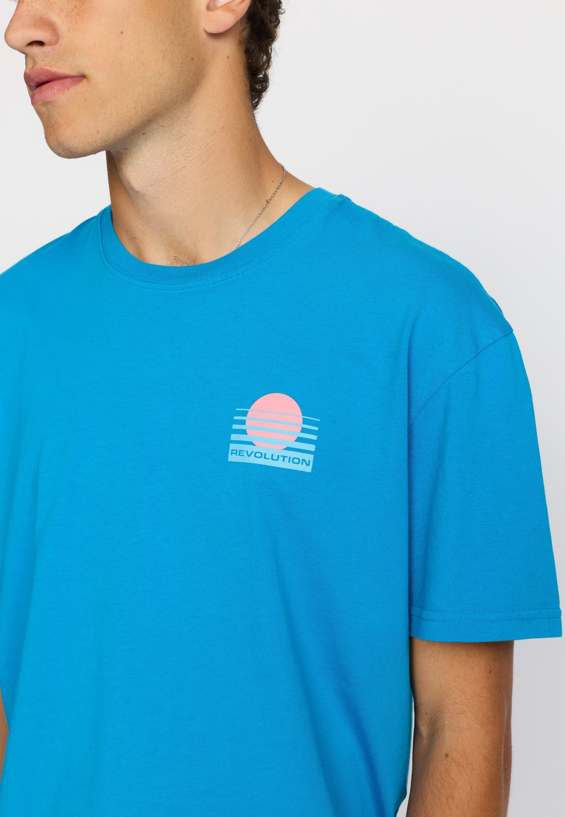 RVLT Blue Rising Sun T-Shirt