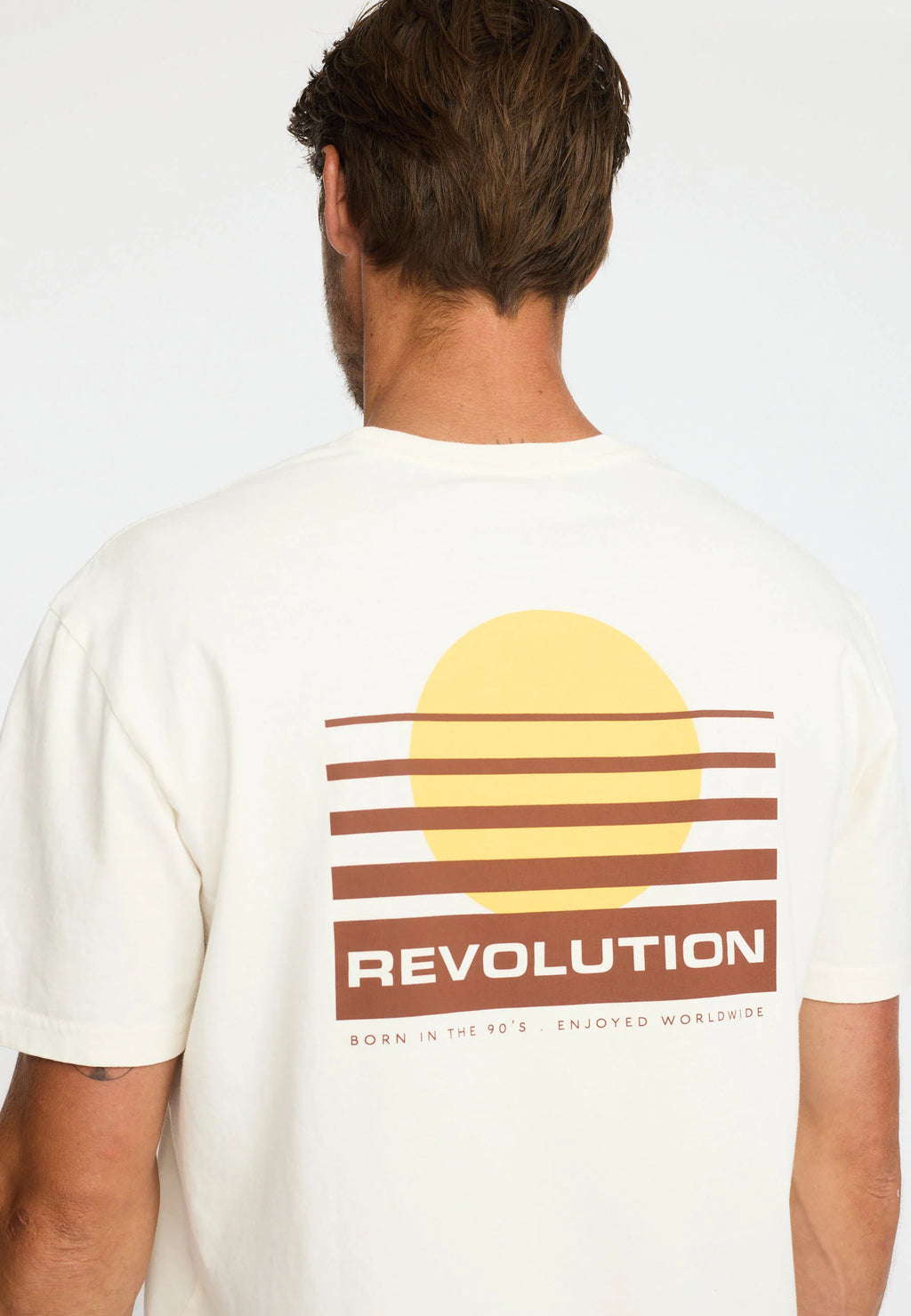 T-Shirt Rising Sun Offwhite RVLT