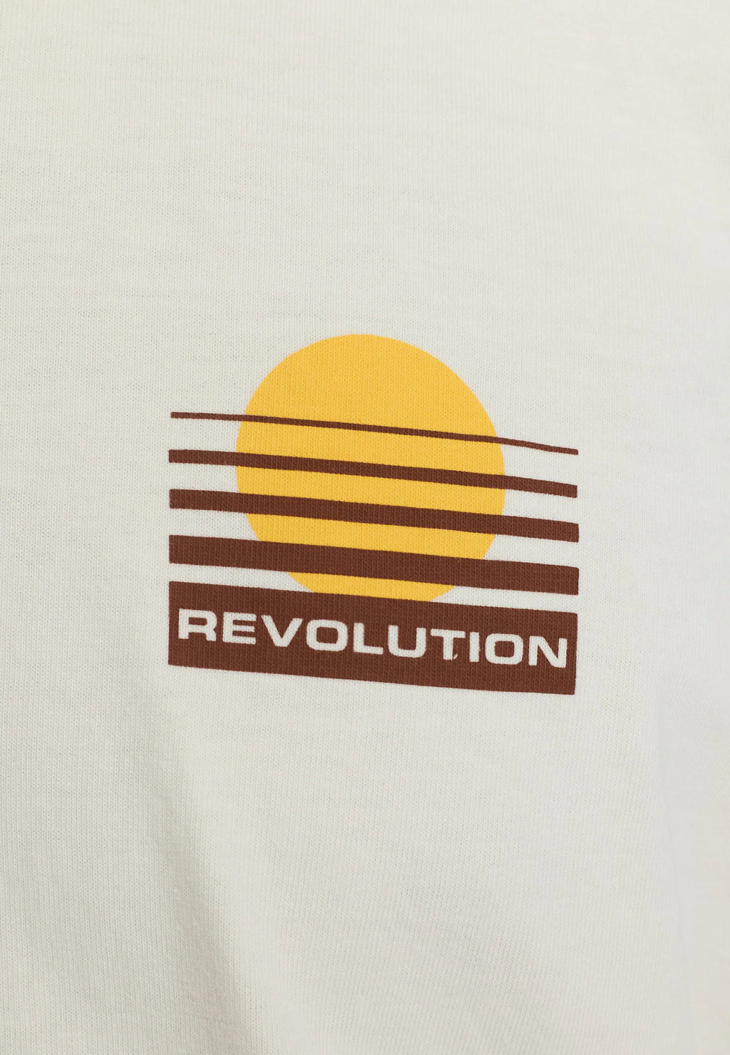 T-Shirt Rising Sun Offwhite RVLT