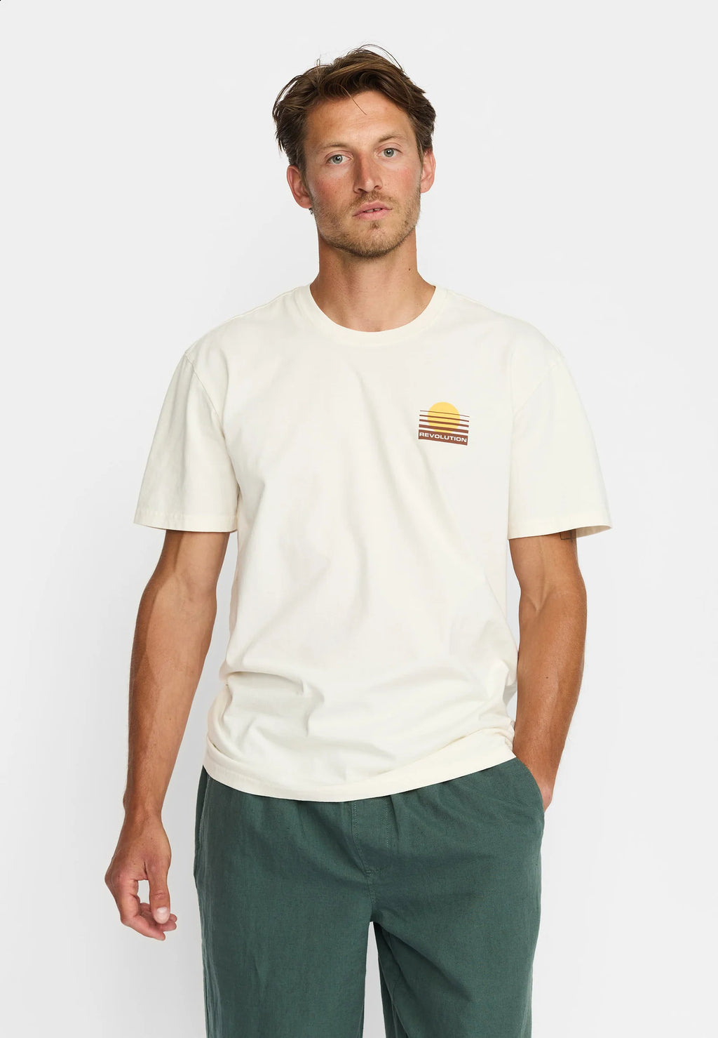 T-Shirt Sun Rise Offwhite RVLT