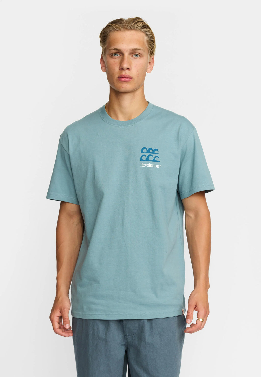 RVLT Teal Waves 1453 T-Shirt