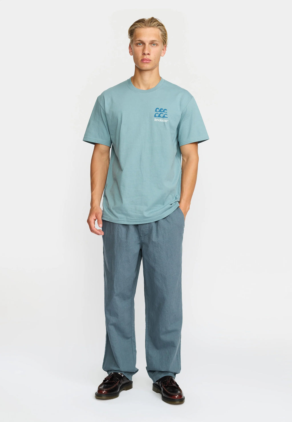 RVLT Teal Waves 1453 T-Shirt