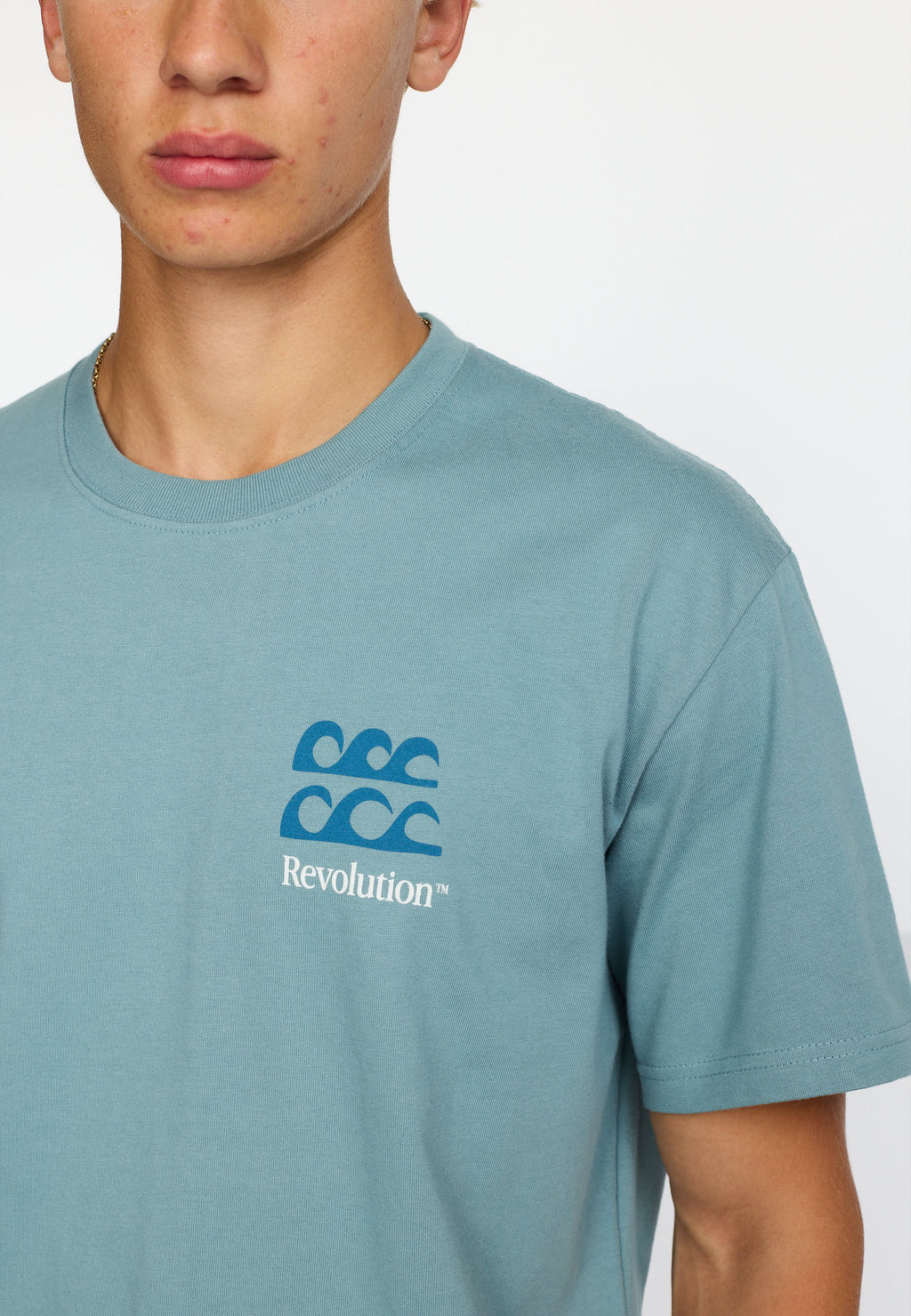 RVLT Teal Waves 1453 T-Shirt