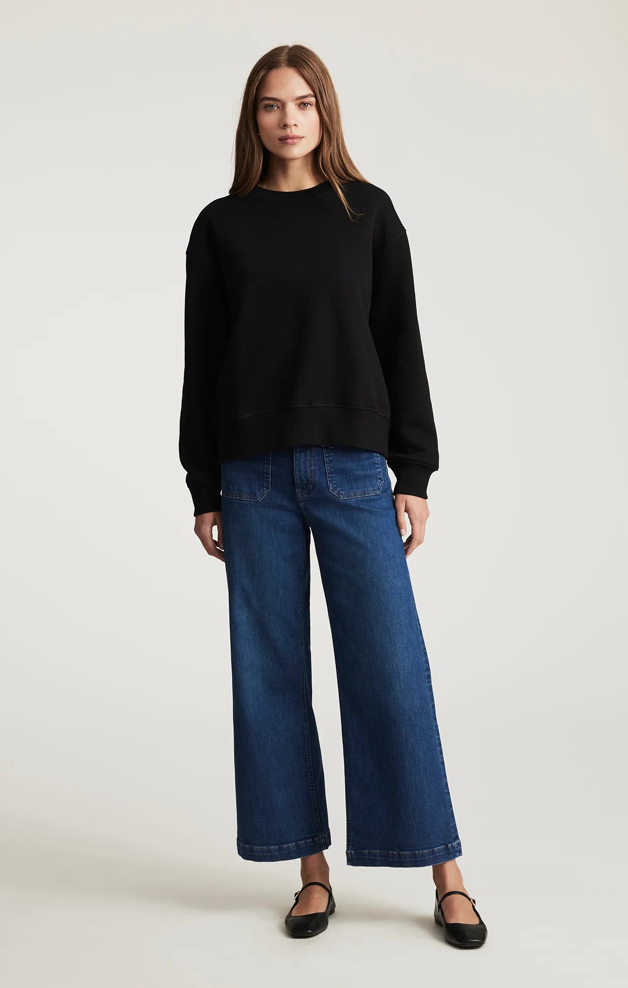 Paloma Jeans Navy Mid Shaded Flex Blue Mavi Jeans