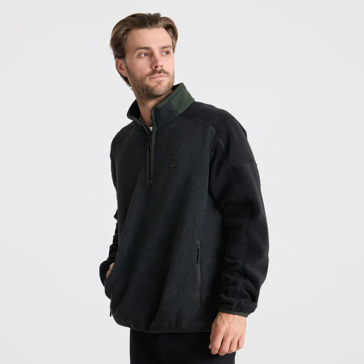 Polaire Campover Fleece Mock Onyx Roark