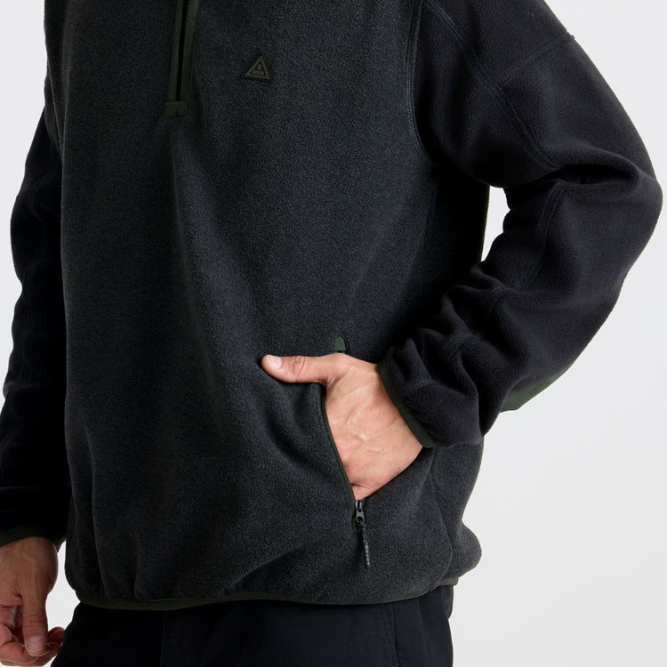 Polaire Campover Fleece Mock Onyx Roark