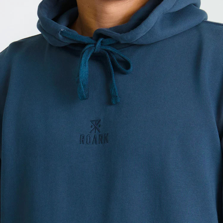 Roark Navy Blue Safe Camp Embroidery Sweatshirt