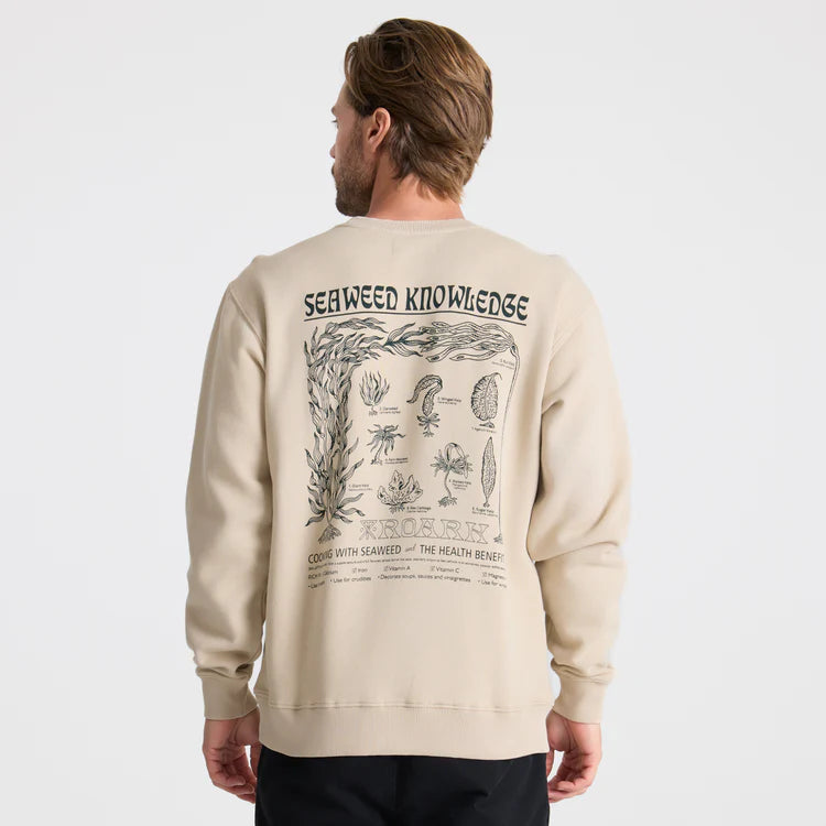 Chandail Seaweed Knowledge Fleece Fossil Roark