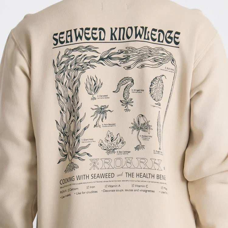 Chandail Seaweed Knowledge Fleece Fossil Roark