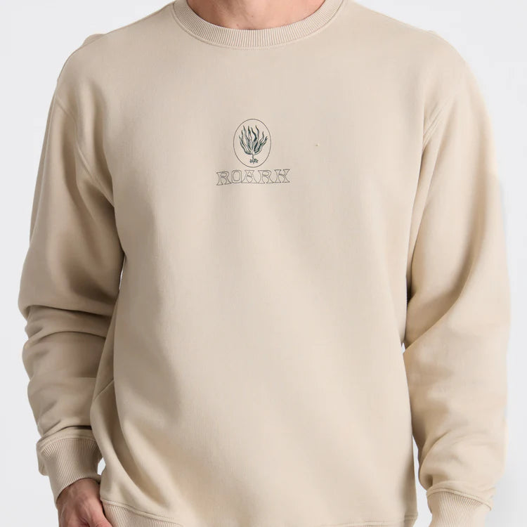 Seaweed Knowledge Fossil Roark Fleece Sweater