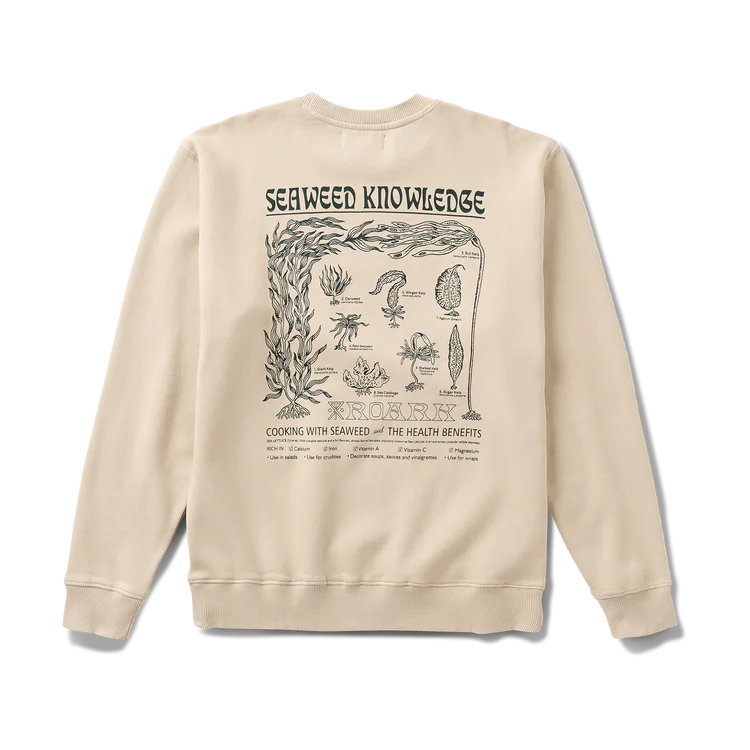 Seaweed Knowledge Fossil Roark Fleece Sweater