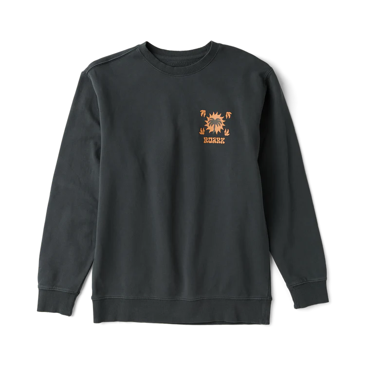 Roark Dark Grey Palm Crew Sweater