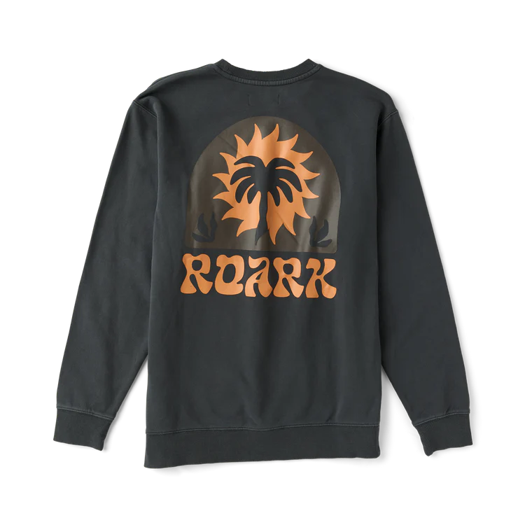 Roark Dark Grey Palm Crew Sweater