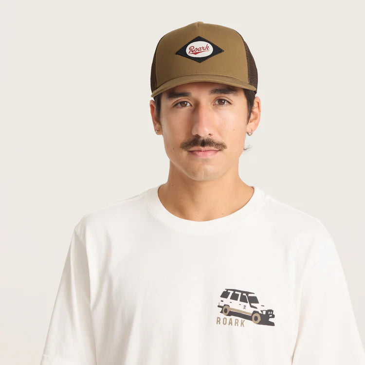 Roark Dark Khaki Station Trucker Cap