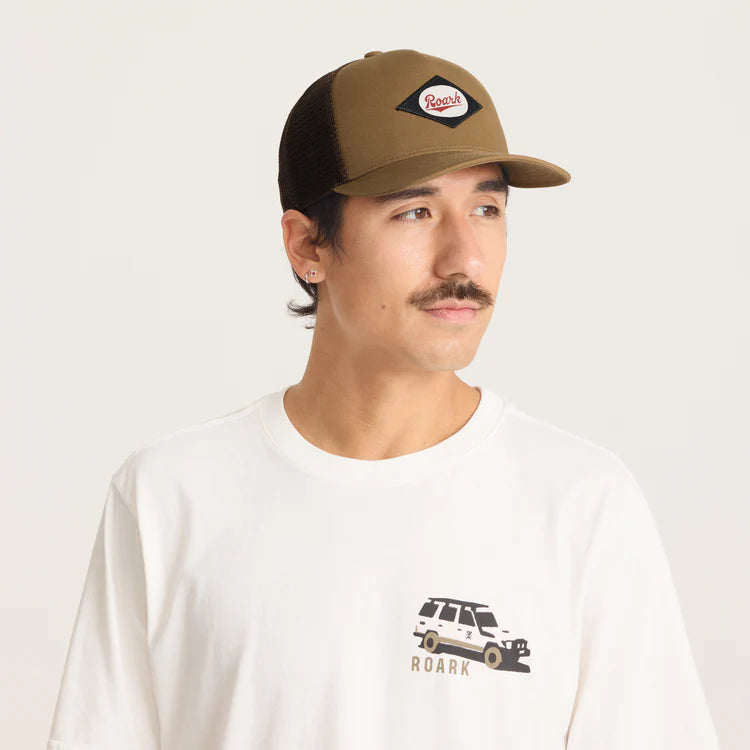 Casquette Station Trucker Dark Khaki Roark