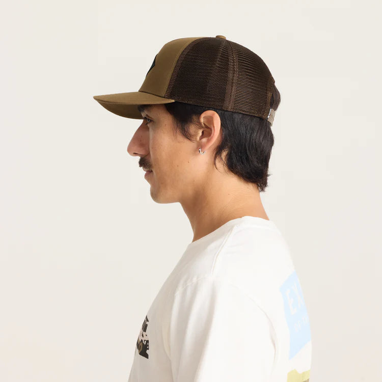 Roark Dark Khaki Station Trucker Cap