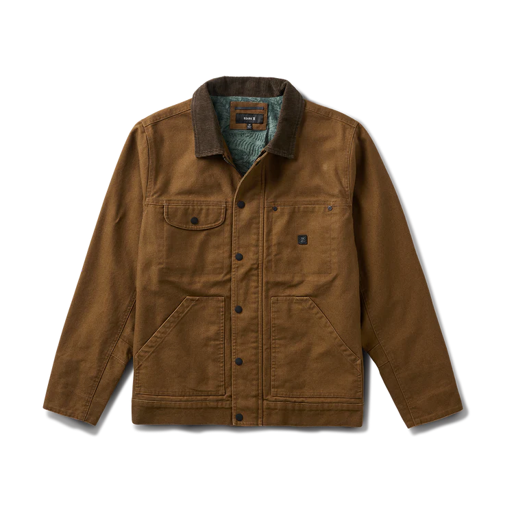 Manteau Open Roads Waxed Canvas Otter Roark
