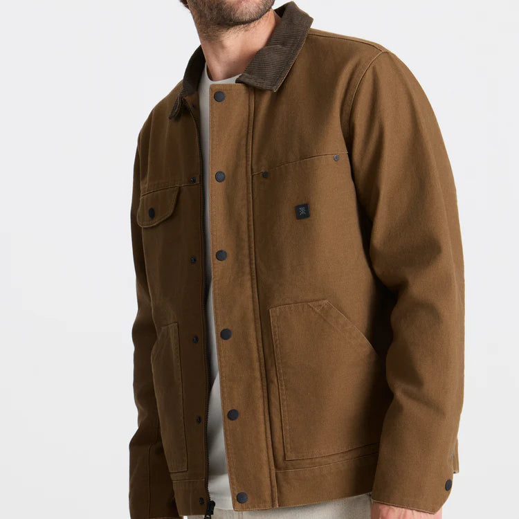 Manteau Open Roads Waxed Canvas Otter Roark