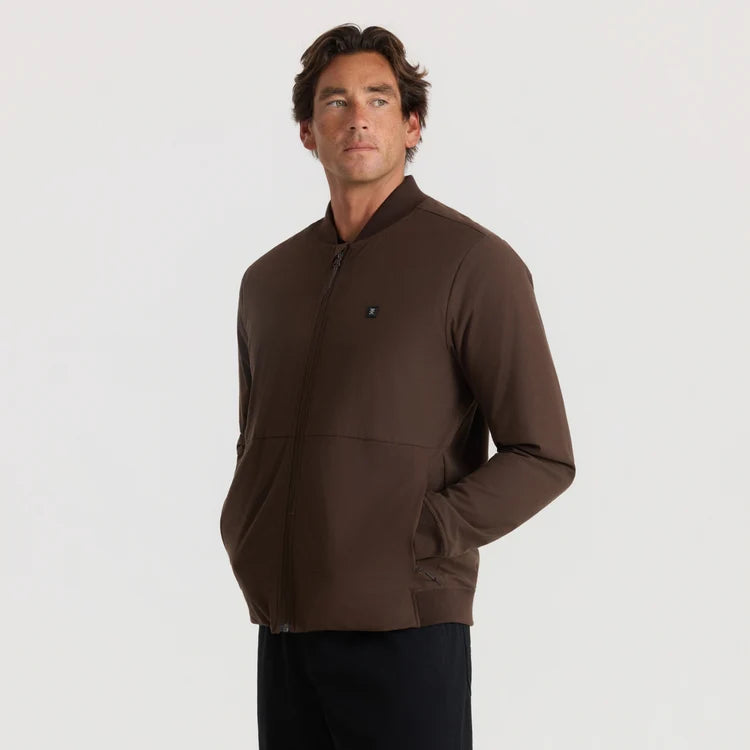 Manteau Layover Bomber Brun Tabac Roark