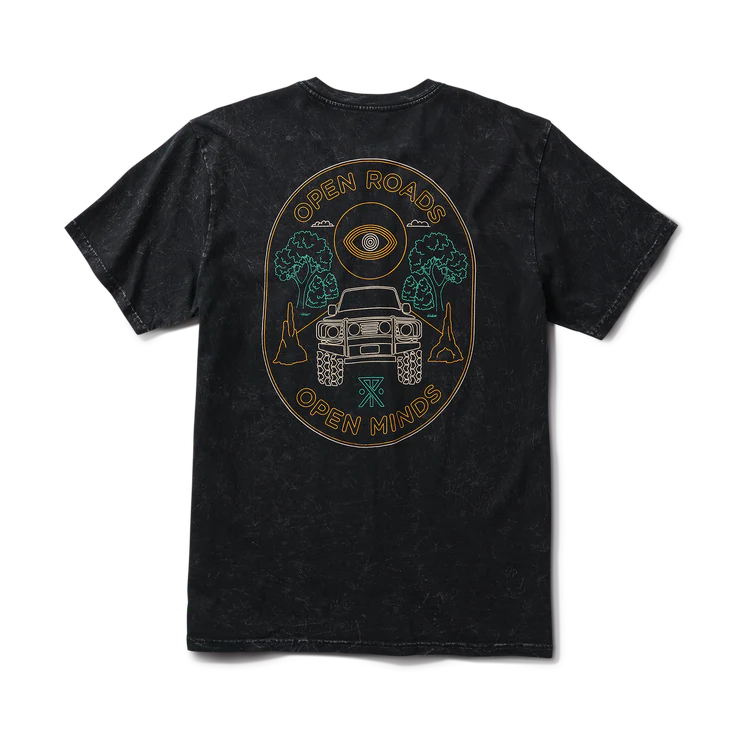 T-Shirt Open Roads 3.0 Black Roark