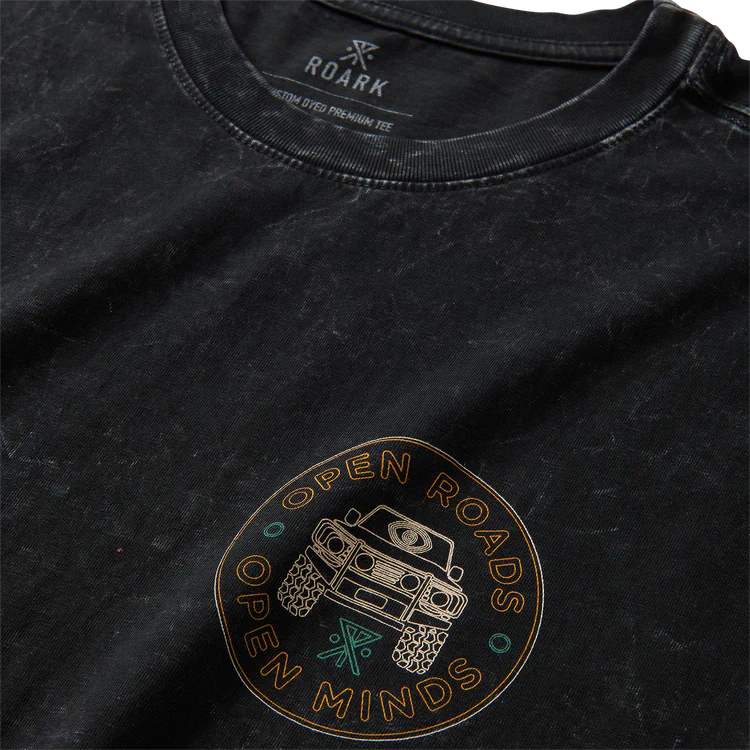T-Shirt Open Roads 3.0 Black Roark