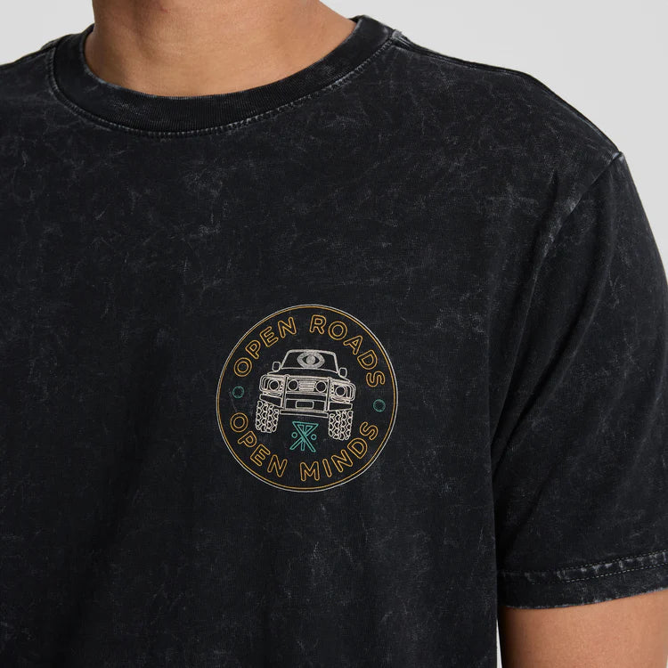T-Shirt Open Roads 3.0 Black Roark