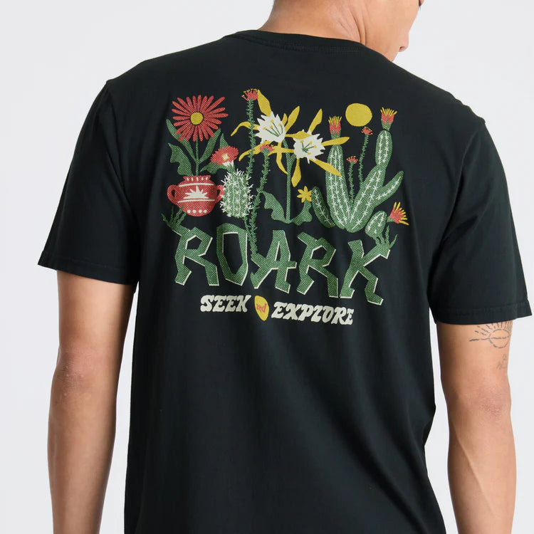 Roark Black Cactus Garden T-Shirt