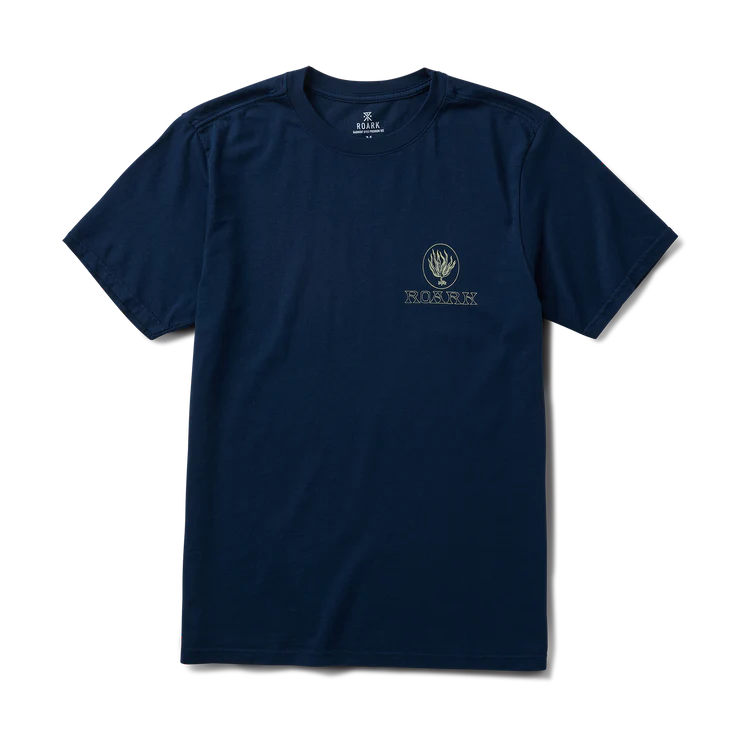 T-Shirt Seaweed Knowledge Bleu Marine Roark