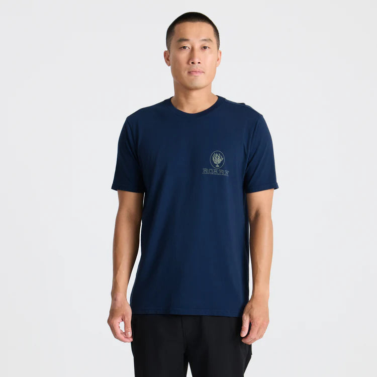 T-Shirt Seaweed Knowledge Bleu Marine Roark