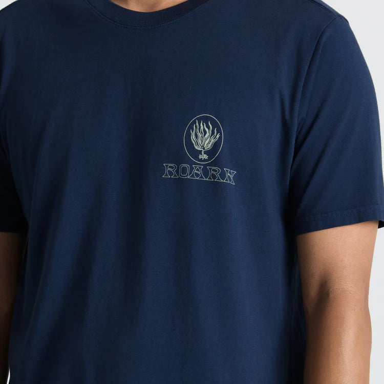 T-Shirt Seaweed Knowledge Bleu Marine Roark