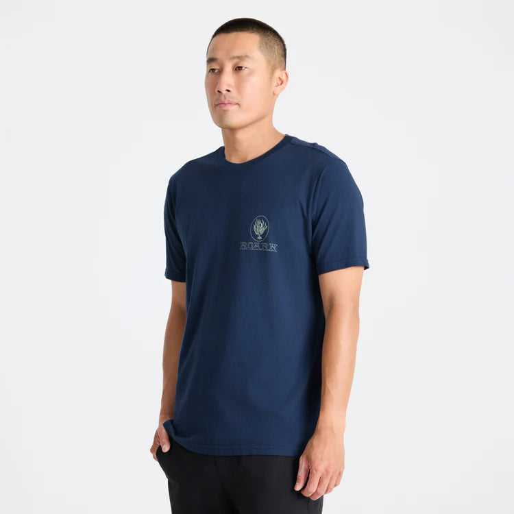 T-Shirt Seaweed Knowledge Bleu Marine Roark