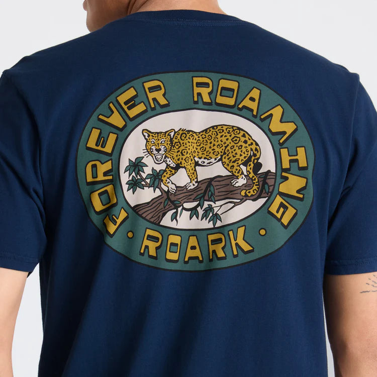 Roark Navy Blue Premium Jaguar T-Shirt