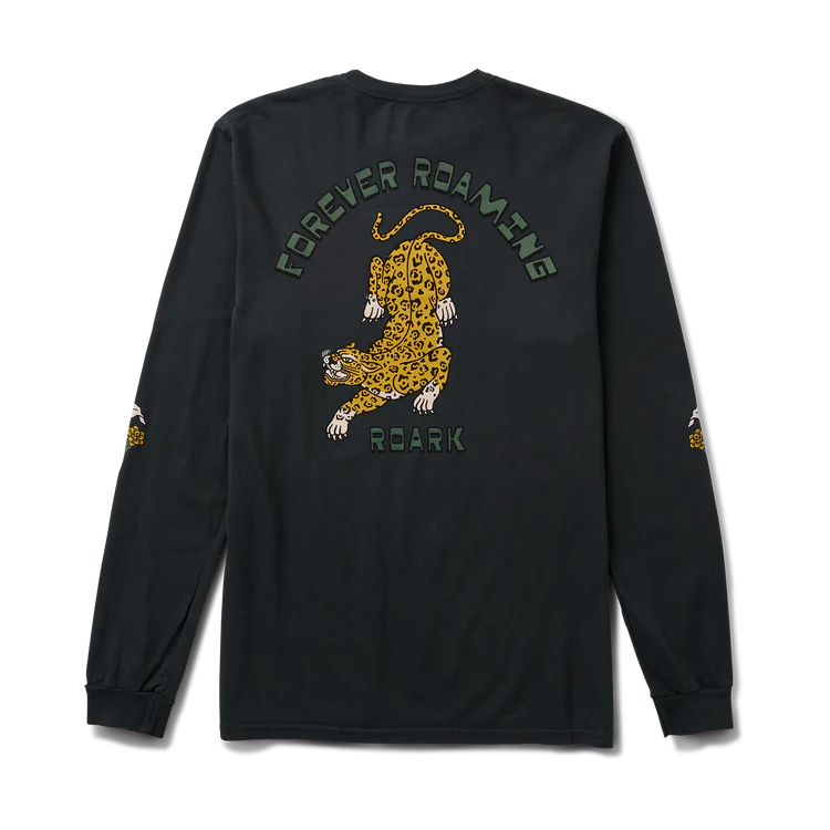 Roark Black Premium Jaguar Long Sleeve Shirt