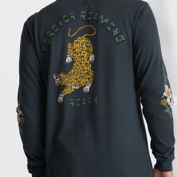 Roark Black Premium Jaguar Long Sleeve Shirt