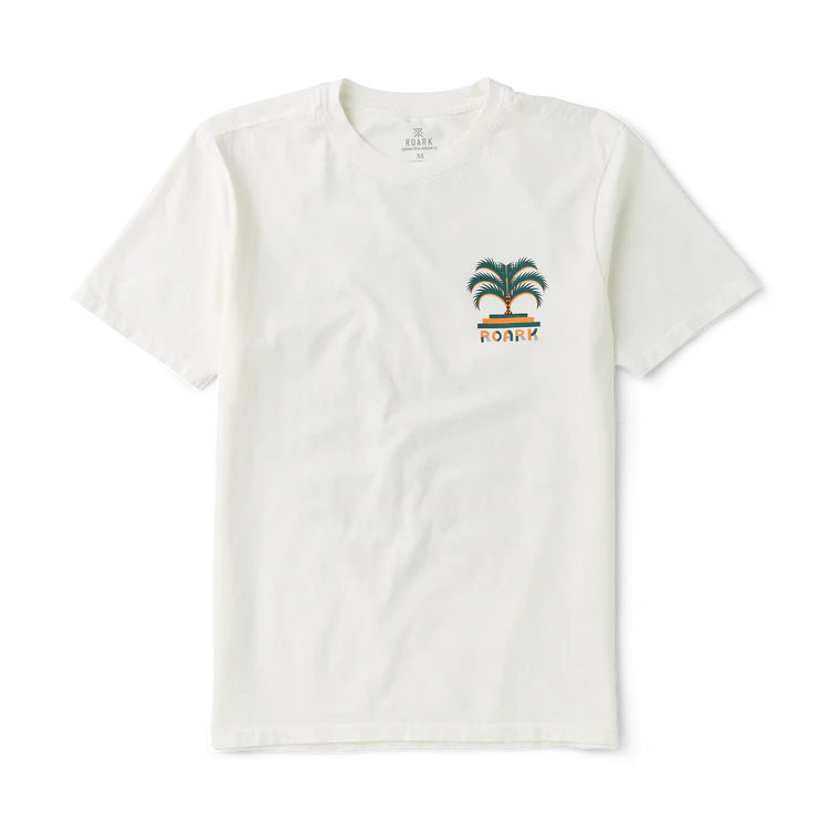 Roark White Palm Motorcycle T-Shirt
