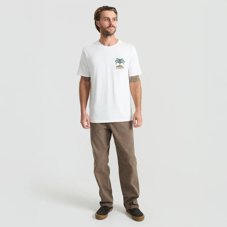 T-Shirt Moto Palm Blanc Roark